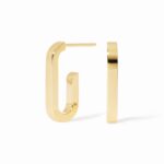 Boucles d'Oreilles Dinh Van Maillon Petit Modèle Or Jaune