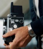 Montre Depancel Allure Chronographe Meca Quartz Cadran Noir Bracelet Acier 39MM