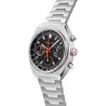 Montre Depancel Allure Chronographe Meca Quartz Cadran Noir Bracelet Acier 39MM