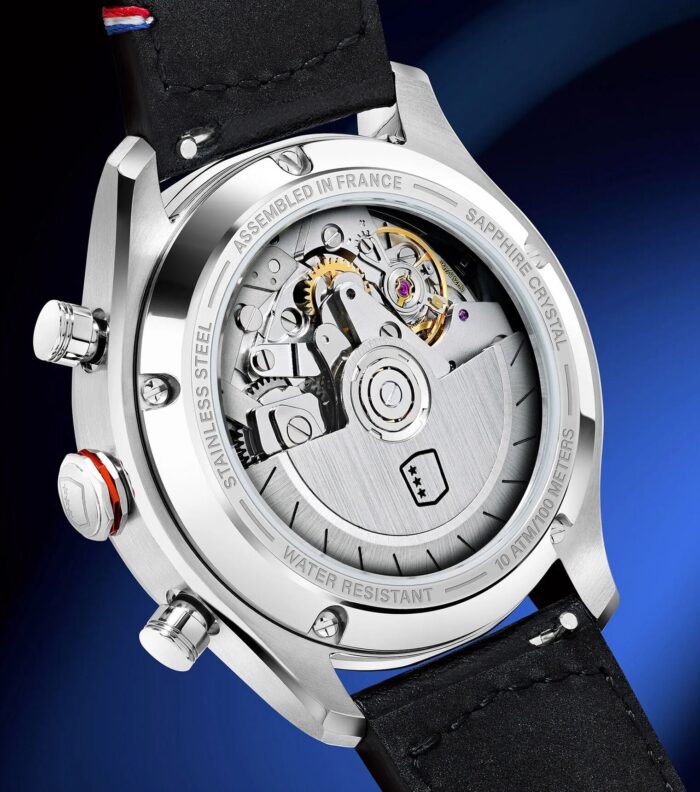 Montre Depancel Allure Chrono Auto Cadran Bleu Bracelet Cuir 43MM Montre Depancel Allure Chrono Auto Cadran Bleu Bracelet Cuir 43MM