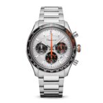 Montre Depancel Allure Chrono Auto Cadran Argenté Bracelet Acier 43MM