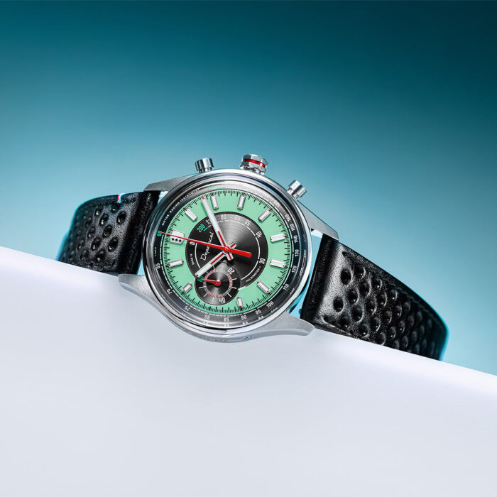 Montre Depancel Allure Mono Eye Mint Green Quartz Cadran Vert Bracelet Cuir 39MM Montre Depancel Allure Mono Eye Mint Green Quartz Cadran Vert Bracelet Cuir 39MM