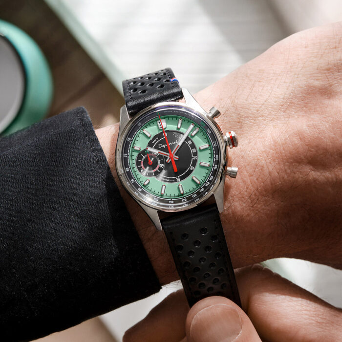 Montre Depancel Allure Mono Eye Mint Green Quartz Cadran Vert Bracelet Cuir 39MM Montre Depancel Allure Mono Eye Mint Green Quartz Cadran Vert Bracelet Cuir 39MM