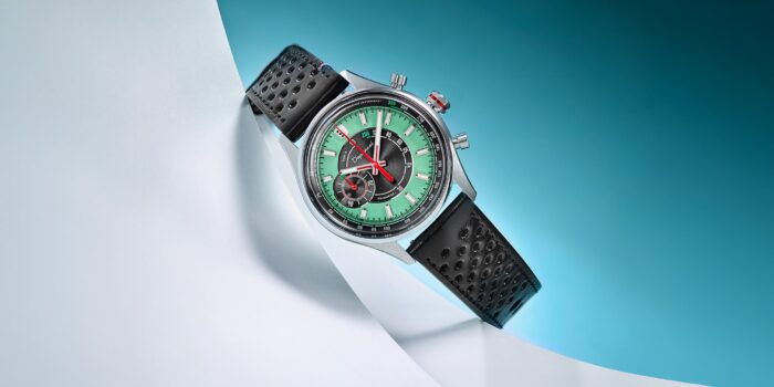 Montre Depancel Allure Mono Eye Mint Green Quartz Cadran Vert Bracelet Cuir 39MM Montre Depancel Allure Mono Eye Mint Green Quartz Cadran Vert Bracelet Cuir 39MM