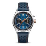 Montre Depancel Autosport Blue Auto Cadran Bleu Bracelet Cuir 39MM