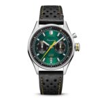 Montre Depancel Autosport Green Auto Cadran Vert Bracelet Cuir 39MM