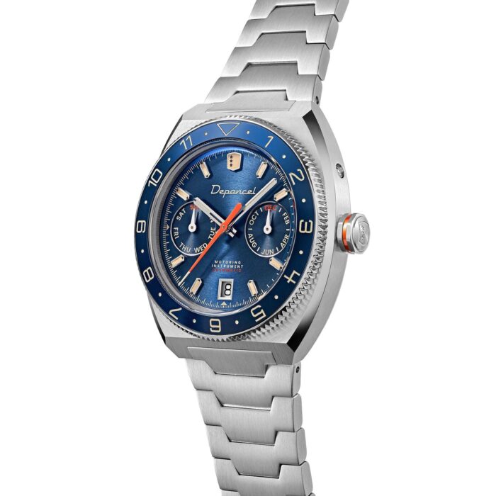 Montre Depancel Driver Blue Auto Cadran Bleu Bracelet Acier 39MM Montre Depancel Driver Blue Auto Cadran Bleu Bracelet Acier 39MM