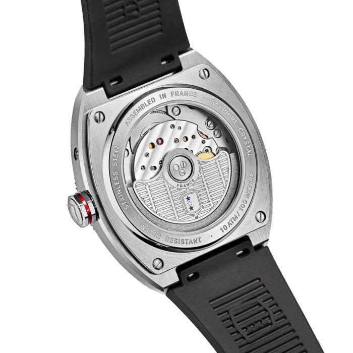 Montre Depancel Driver Blue Auto Cadran Bleu Bracelet Caoutchouc 39MM