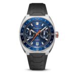 Montre Depancel Driver Blue Auto Cadran Bleu Bracelet Caoutchouc 39MM