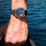 Montre Depancel Driver Blue Auto Cadran Bleu Bracelet Caoutchouc 39MM