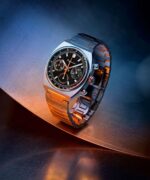 Montre Depancel Allure Chronographe Meca Quartz Cadran Noir Bracelet Acier 39MM