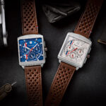 Montre Depancel Série R01 Ivory Auto Cadran Blanc Bracelet Cuir 43MM