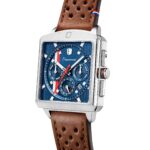 Montre Depancel Série R01 Blue Auto Cadran Bleu Bracelet Cuir 43MM