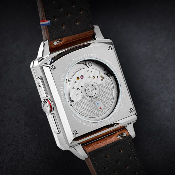 Montre Depancel Série R01 Green Auto Cadran Vert Bracelet Cuir 43MM Montre Depancel Série R01 Green Auto Cadran Vert Bracelet Cuir 43MM