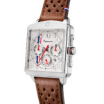 Montre Depancel Série R01 Ivory Auto Cadran Blanc Bracelet Cuir 43MM