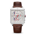 Montre Depancel Série R01 Ivory Auto Cadran Blanc Bracelet Cuir 43MM