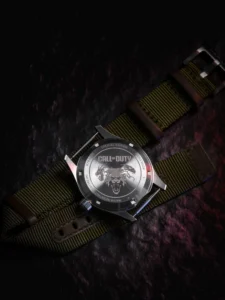 Montre Hamilton Call of Duty Black Ops 7 Khaki Field Edition Limitée Auto Cadran Noir Bracelet Textile 38MM