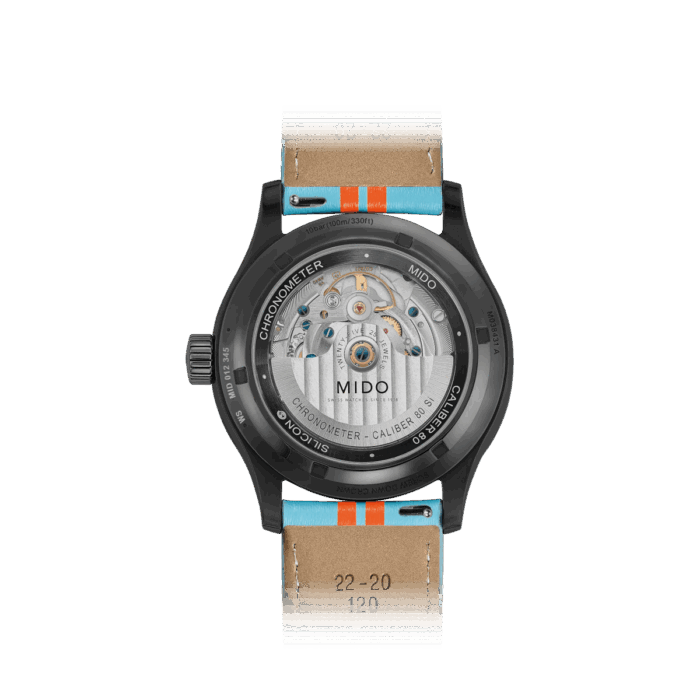Montre Mido Multifort Chronometer 1 Racer Auto Cadran Noir Bracelet Cuir 42MM Montre Mido Multifort Chronometer 1 Racer Auto Cadran Noir Bracelet Cuir 42MM
