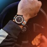 Montre Mido Multifort Chronometer 1 Racer Auto Cadran Noir Bracelet Cuir 42MM