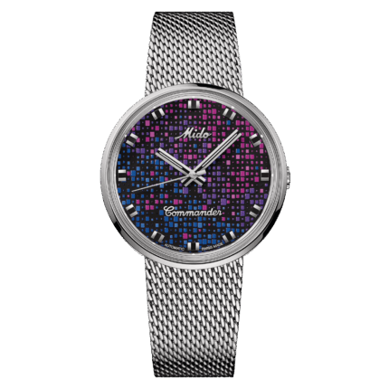 Montre Mido Commander 1959 Pixel Auto Bracelet Acier 37MM