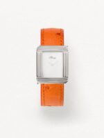 Montre Poiray Ma Première Grand Modèle Cadran Gris Bracelet Cuir