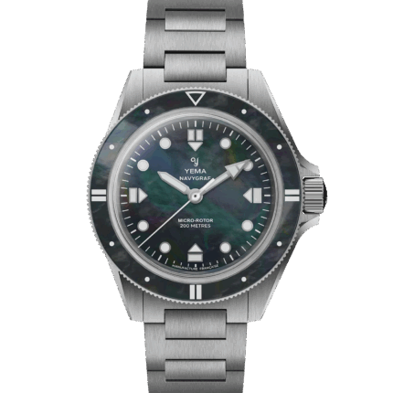 Montre Yema Navygraf Pearl CMM.20 Auto Cadran Nacre