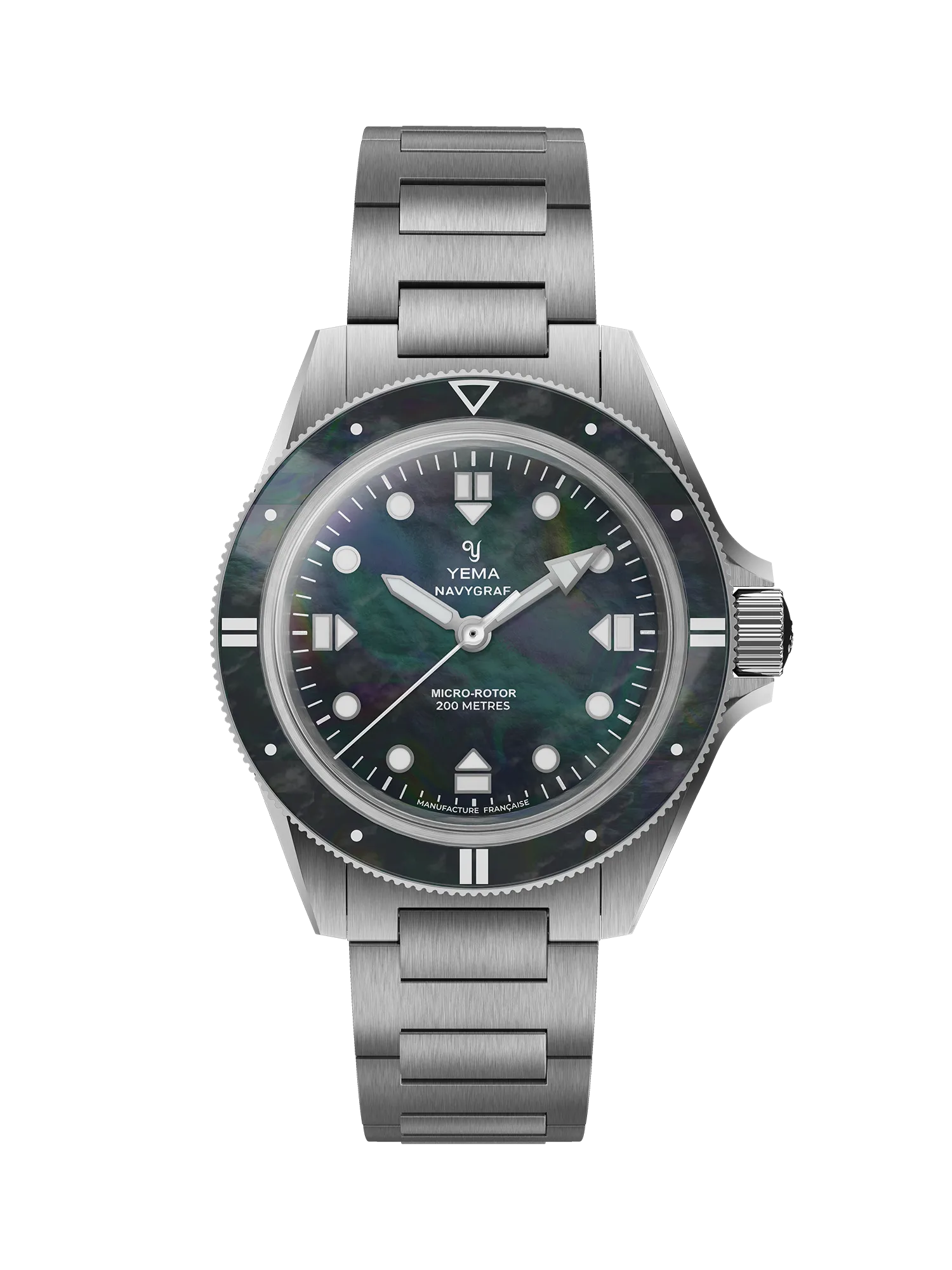 Montre Yema Navygraf Pearl CMM.20 Auto Cadran Nacre