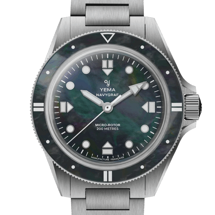 Montre Yema Navygraf Pearl CMM.20 Auto Cadran Nacre Montre Yema Navygraf Pearl CMM.20 Auto Cadran Nacre