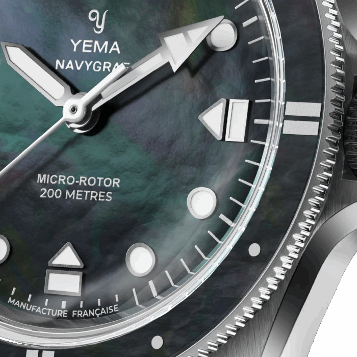 Montre Yema Navygraf Pearl CMM.20 Auto Cadran Nacre Montre Yema Navygraf Pearl CMM.20 Auto Cadran Nacre
