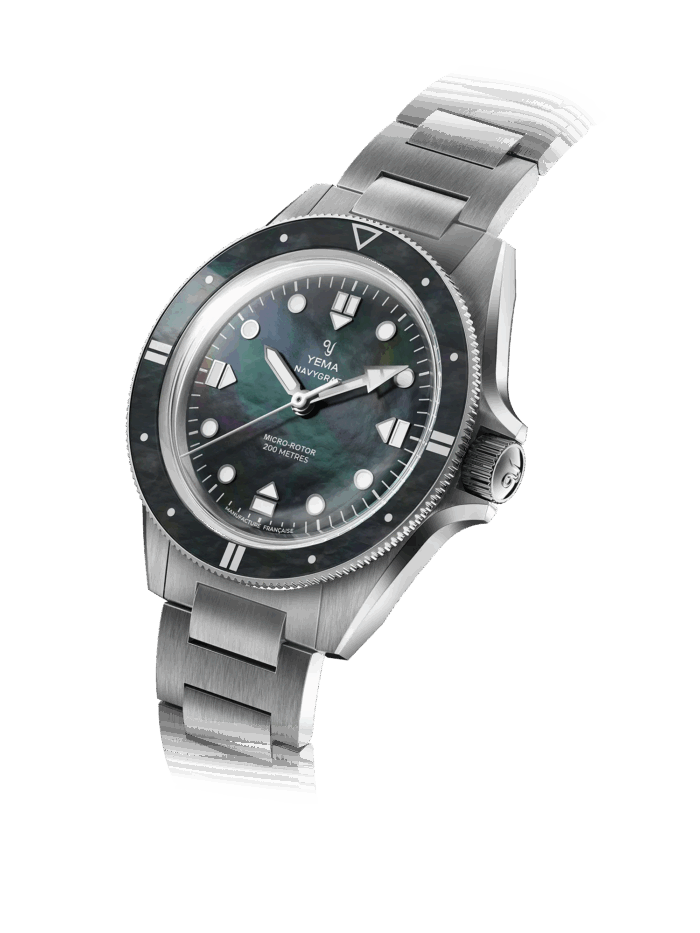 Montre Yema Navygraf Pearl CMM.20 Auto Cadran Nacre Montre Yema Navygraf Pearl CMM.20 Auto Cadran Nacre