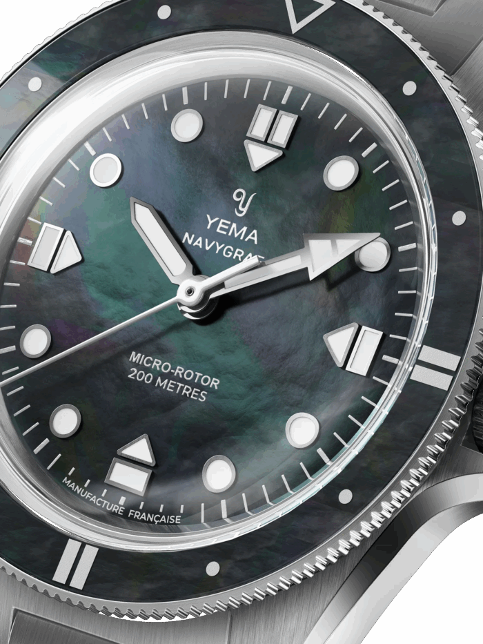 Montre Yema Navygraf Pearl CMM.20 Auto Cadran Nacre Montre Yema Navygraf Pearl CMM.20 Auto Cadran Nacre