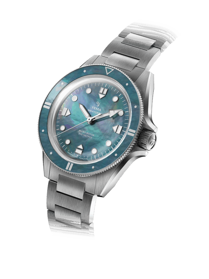Montre Yema Navygraf Pearl CMM.20 Auto Cadran Nacre Montre Yema Navygraf Pearl CMM.20 Auto Cadran Nacre
