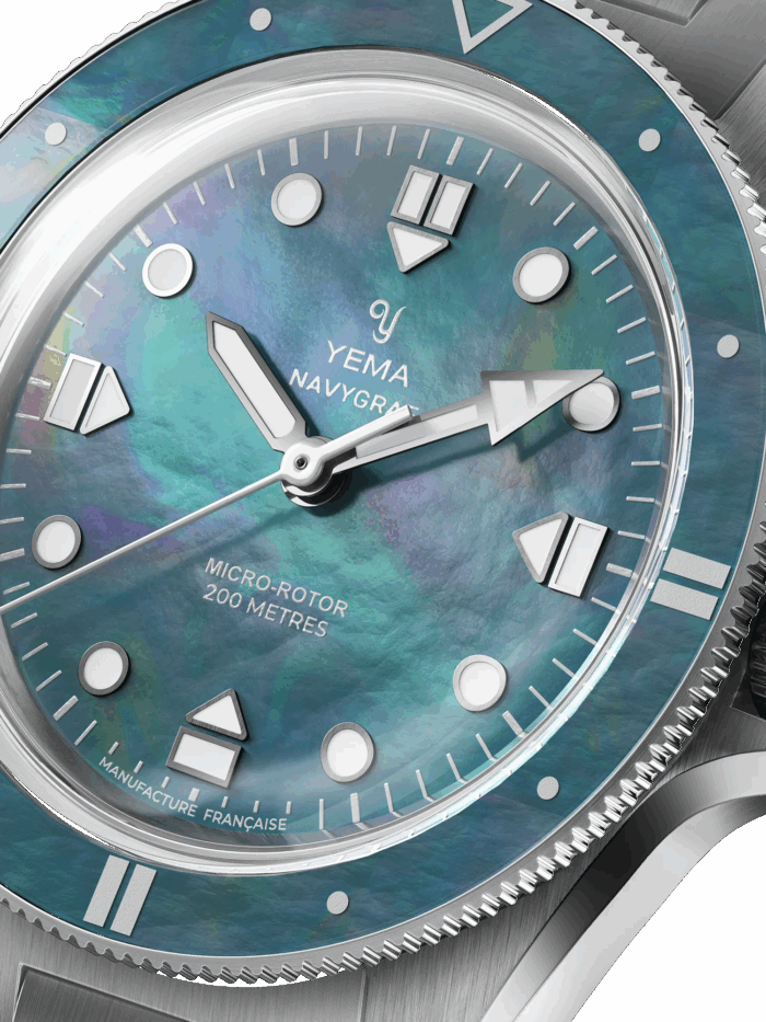 Montre Yema Navygraf Pearl CMM.20 Auto Cadran Nacre Montre Yema Navygraf Pearl CMM.20 Auto Cadran Nacre