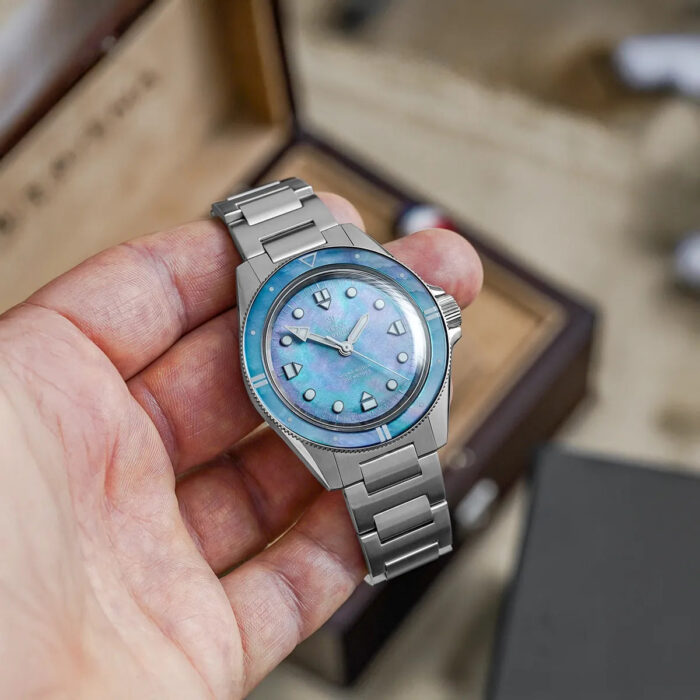 Montre Yema Navygraf Pearl CMM.20 Auto Cadran Nacre Montre Yema Navygraf Pearl CMM.20 Auto Cadran Nacre