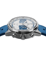 Montre Yema Rallygraf Alpine Cup Series Limited Chrono Auto Cadran Bleu Bracelet Cuir 41MM