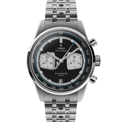 Montre Yema Rallygraf Alpine Cup Series Meca-Quartz Cadran Noir 39MM