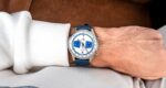 Montre Yema Rallygraf Alpine Cup Series Limited Chrono Auto Cadran Bleu Bracelet Cuir 41MM