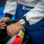 Montre Yema Rallygraf Alpine Cup Series Limited Chrono Auto Cadran Bleu Bracelet Cuir 41MM