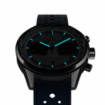 Montre Yema Rallygraf Alpine Cup Series Limited Chrono Auto Cadran Bleu Bracelet Cuir 41MM