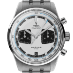 Montre Yema Rallygraf Alpine Cup Series Meca-Quartz Cadran Blanc