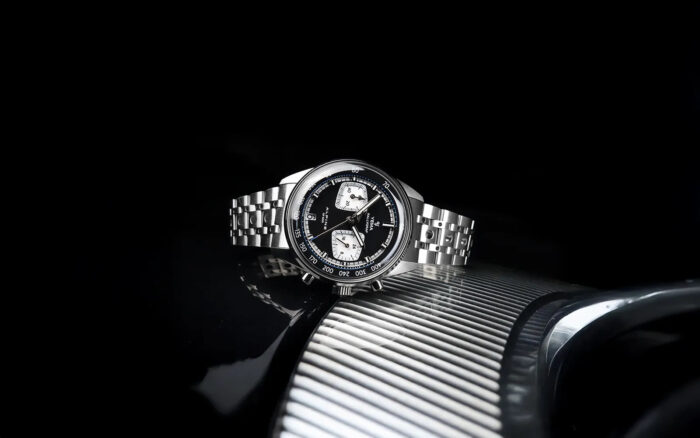 Montre Yema Rallygraf Alpine Cup Series Meca-Quartz Cadran Noir 39MM