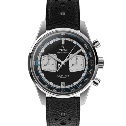 Montre Yema Rallygraf Alpine Cup Series Meca-Quartz Cadran Noir 39MM