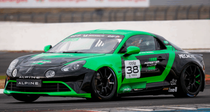 Montre Yema Rallygraf Alpine Cup Series Meca-Quartz Cadran Blanc