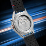 Montre Depancel Autosport Blue Auto Cadran Bleu Bracelet Cuir 39MM