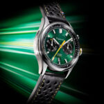 Montre Depancel Autosport Green Auto Cadran Vert Bracelet Cuir 39MM