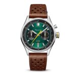 Montre Depancel Autosport Green Auto Cadran Vert Bracelet Cuir 39MM