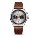 Montre Depancel Autosport Silver Auto Cadran Argenté Bracelet Cuir 39MM
