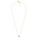 Collier Morganne Bello Victoria Mini Nacre Blanche et Diamants Or Jaune