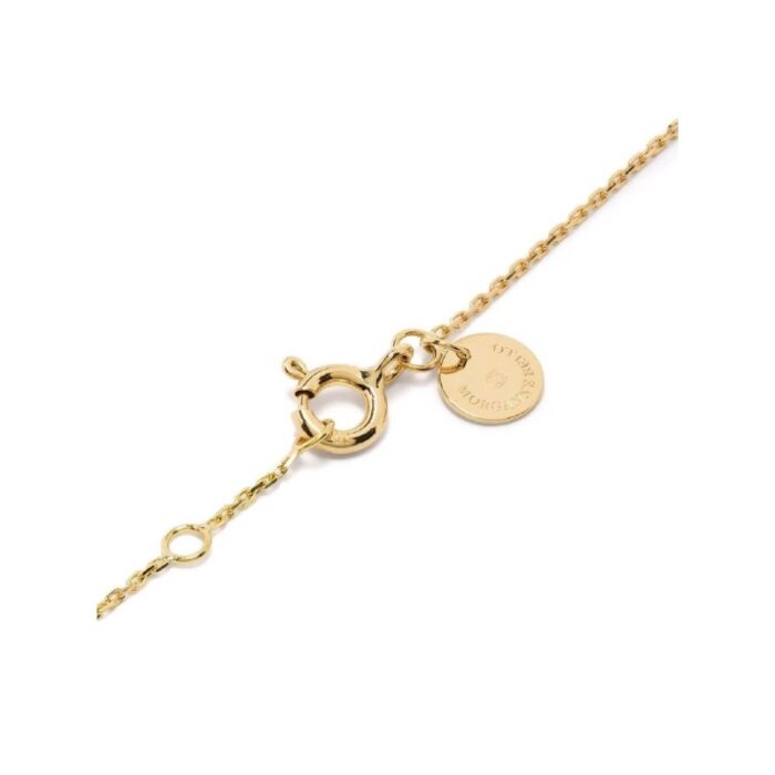 Collier Morganne Bello Victoria Mini Nacre Blanche et Diamants Or Jaune Collier Morganne Bello Victoria Mini Nacre Blanche et Diamants Or Jaune