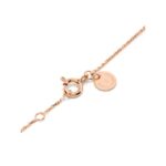 Collier Morganne Bello Victoria Mini Onyx et Diamants Or Rose